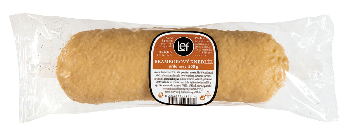 Lef Knedlík bramborový přílohový chlaz. 500 g