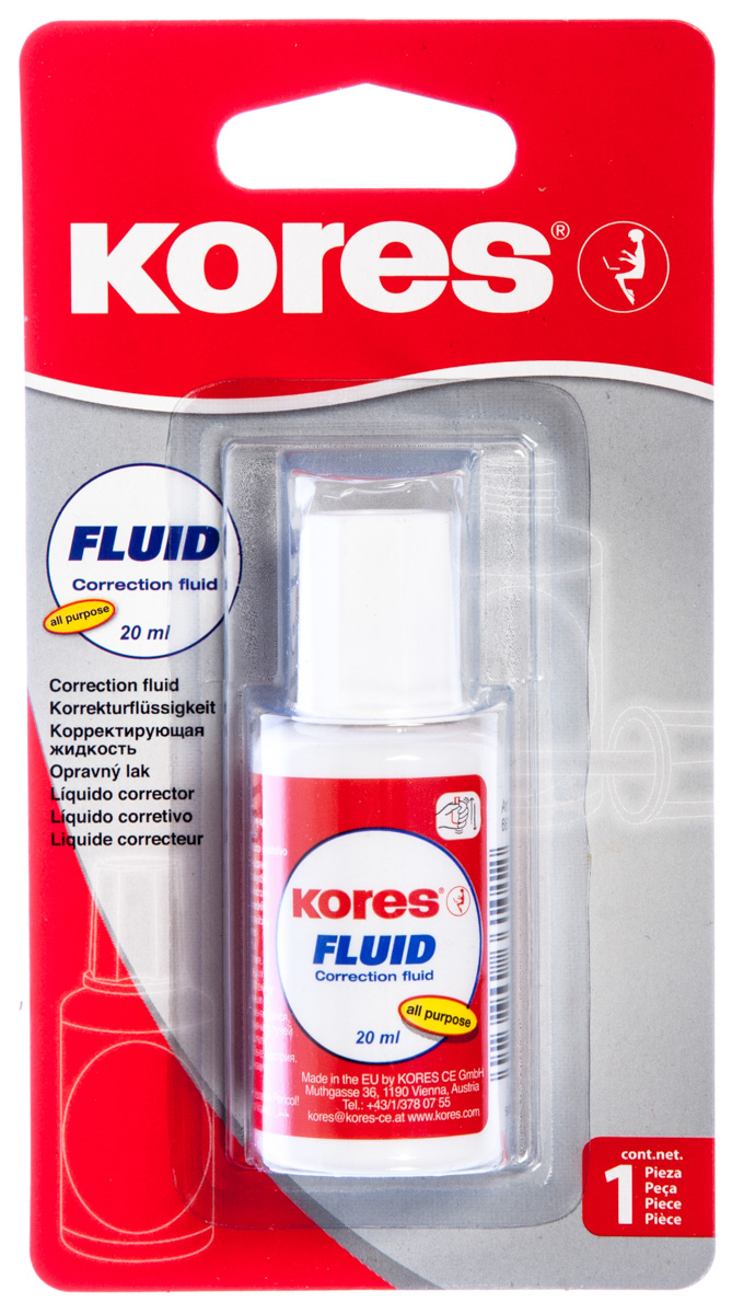 Kores Fluid Opravný lak/bělítko 20 ml 1 ks