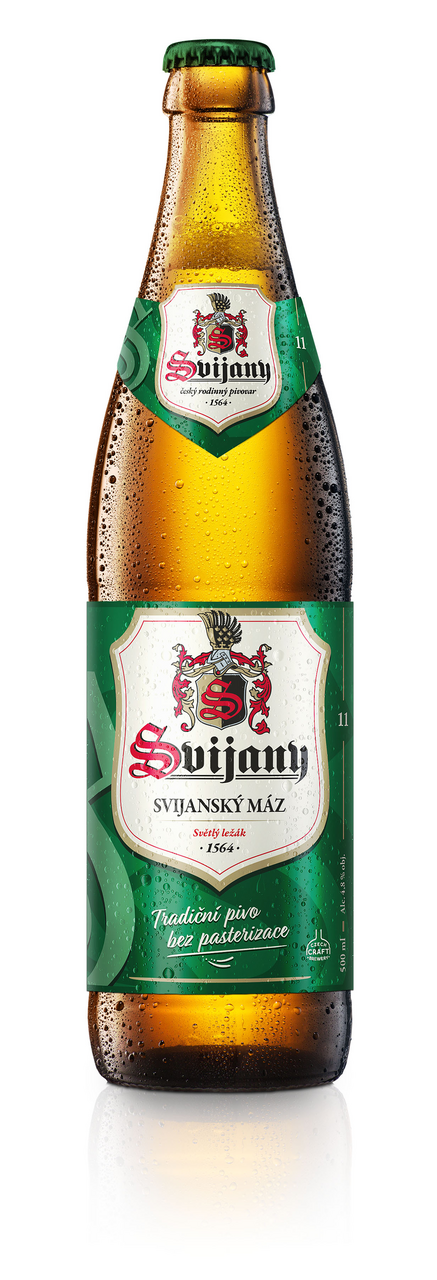 Svijany Máz 11° Pivo 20 x 500 ml vratná láhev