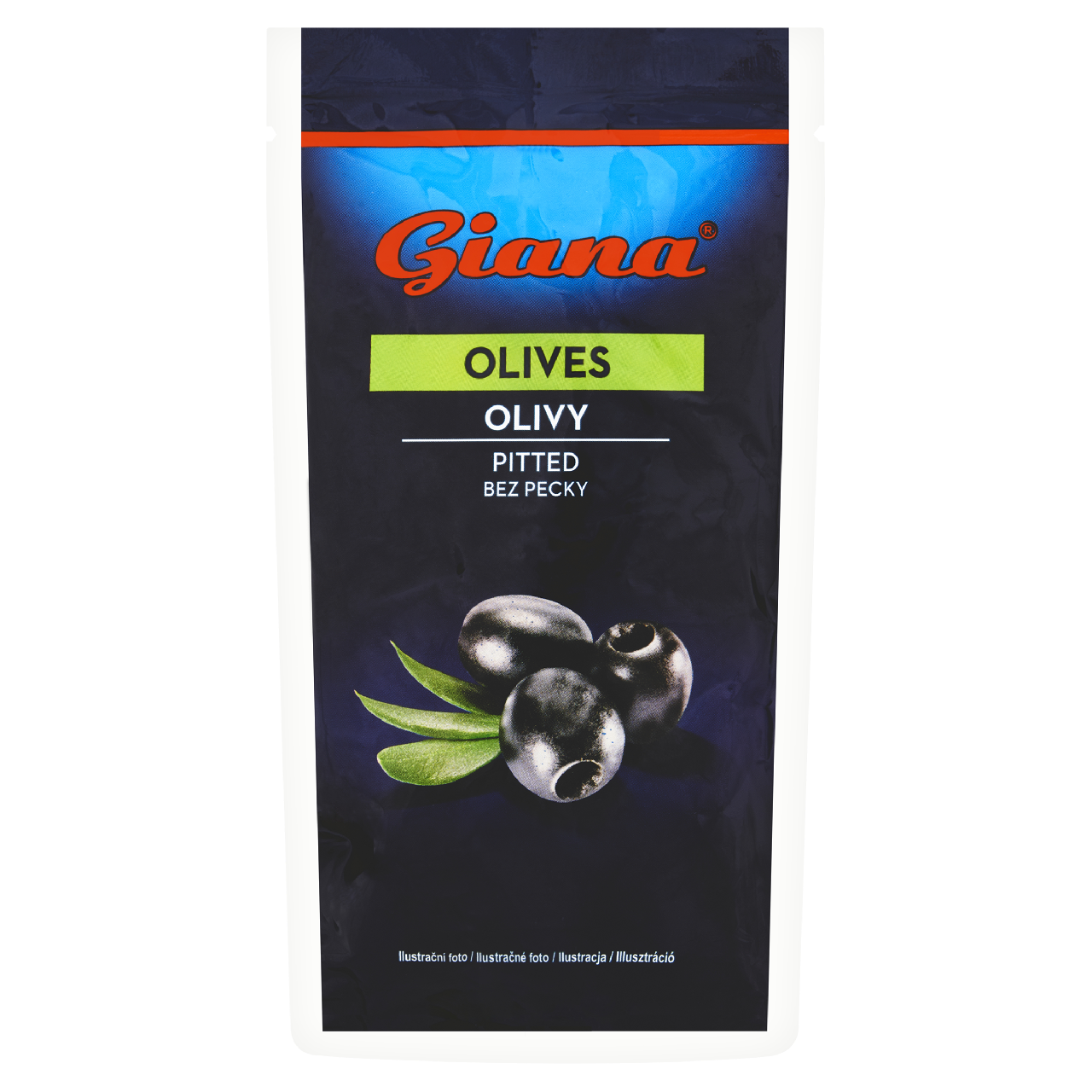 Giana Olivy černé bez pecky 6 x 180 g