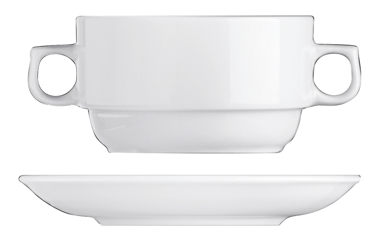 G.Benedikt Podšálek na polévku PRAHA 17 cm 6 ks