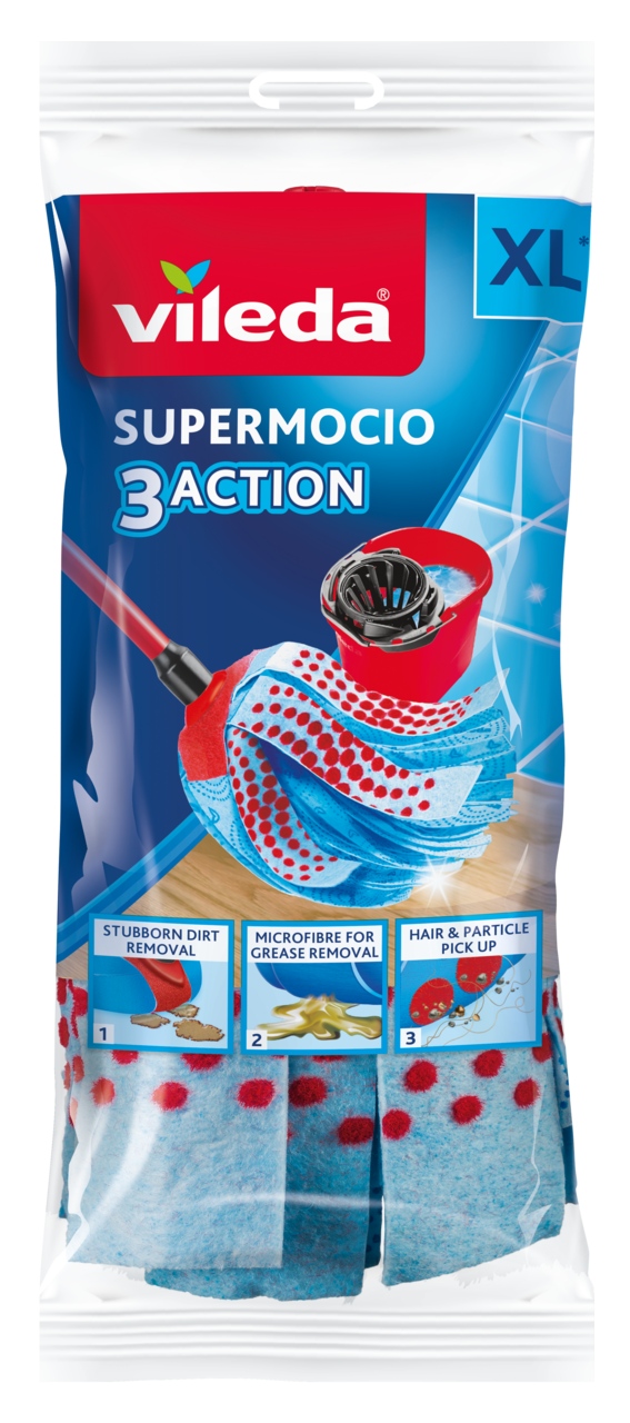 vileda Supermocio 3 action Mop náhrada 1 ks