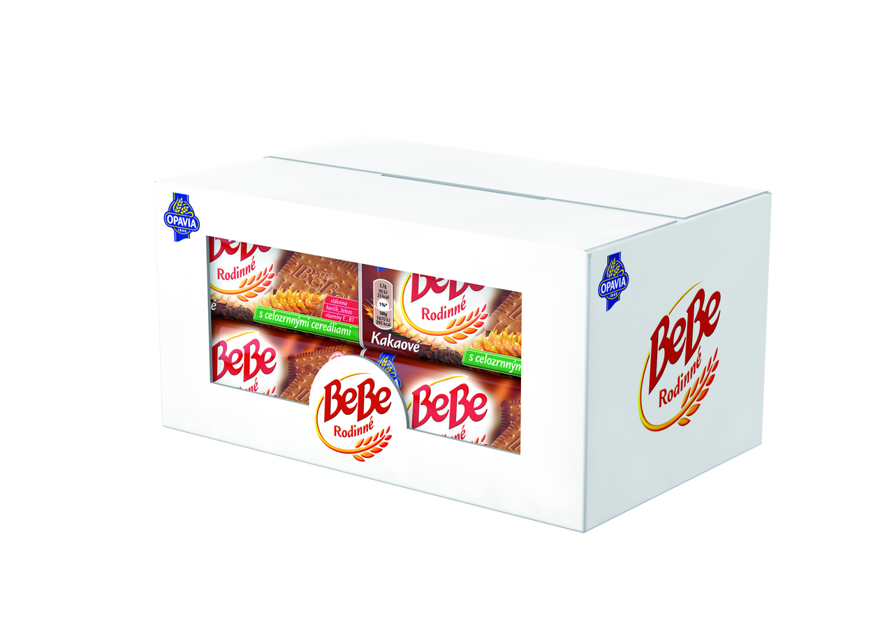 OPAVIA BeBe sušenky rodinné kakaové 12 x 130 g