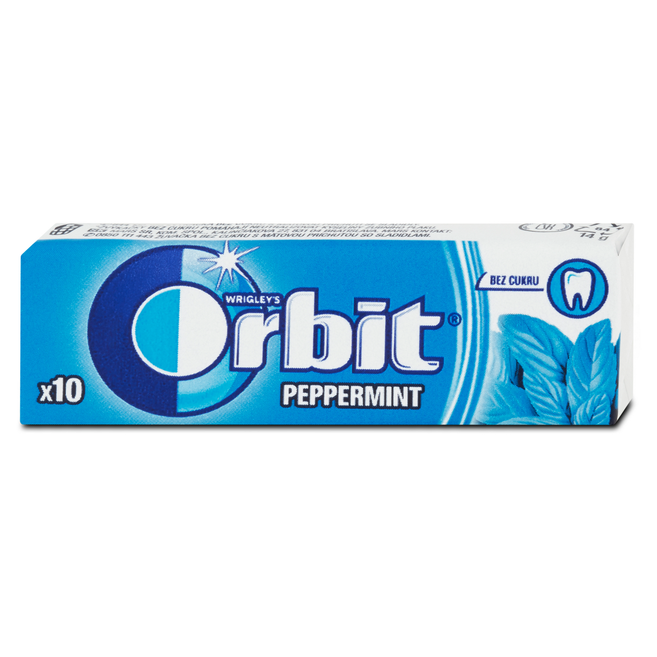 Orbit Peppermint dražé 30 x 14 g