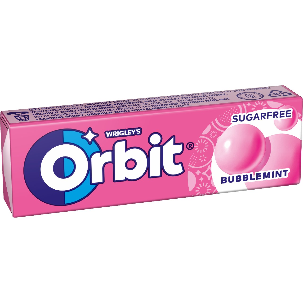 Orbit Bubblemint dražé 30 x 14 g