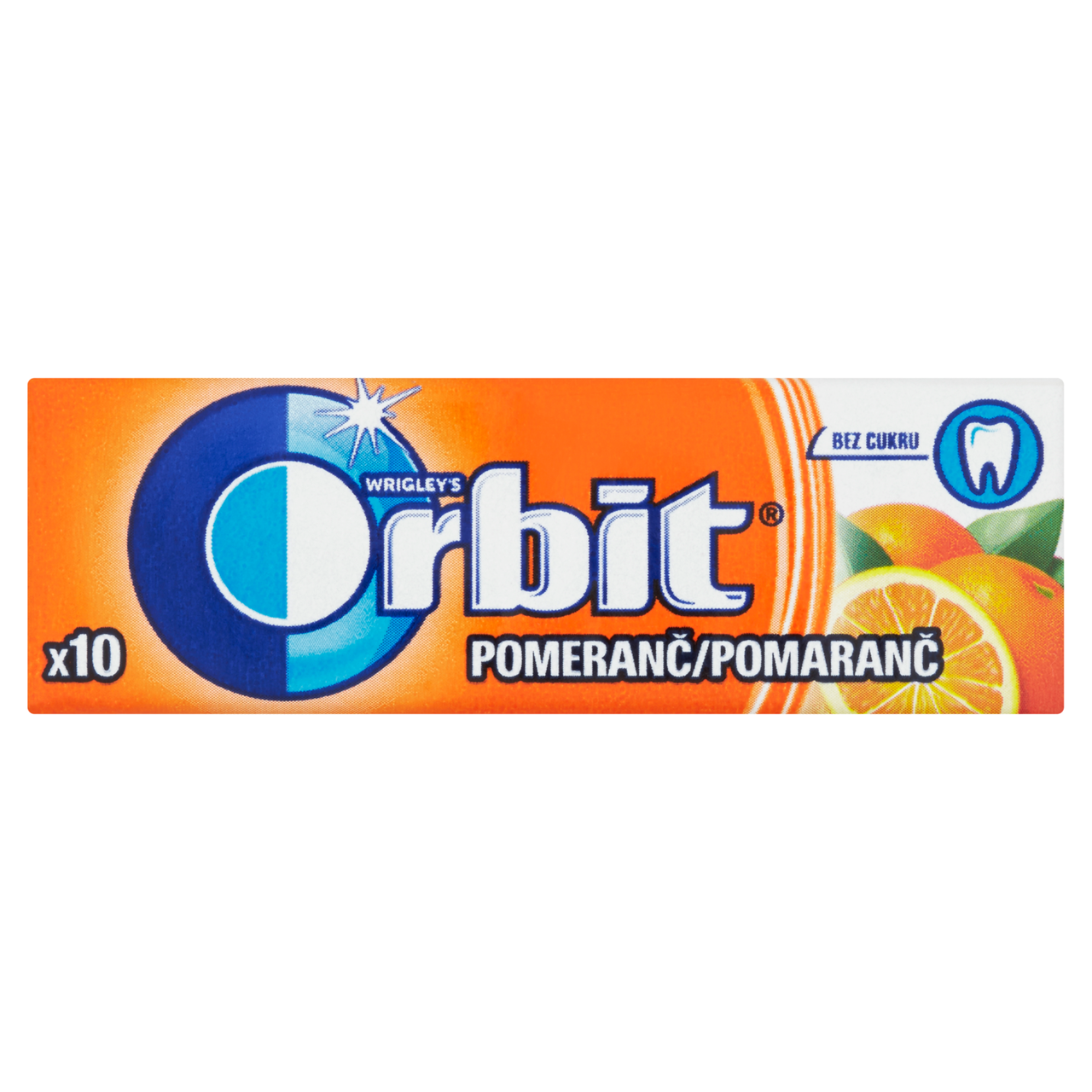Wrigley's Orbit Pomeranč dražé 30x14g