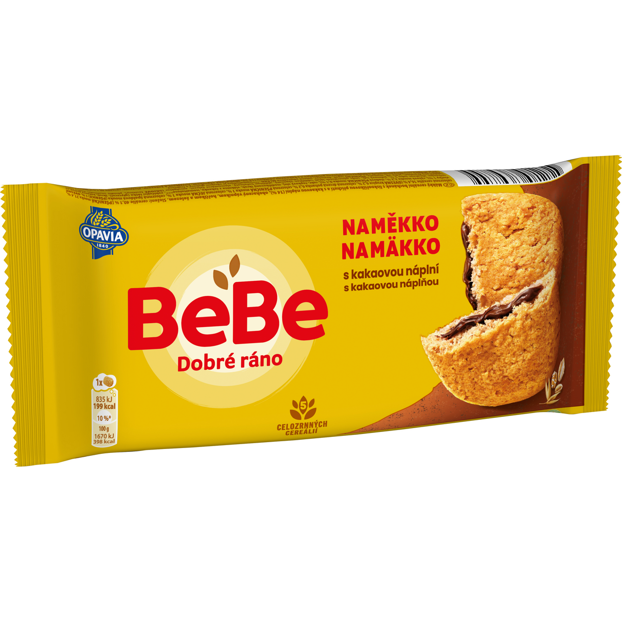 OPAVIA BeBe Dobré ráno NaMěkko s kakaovou náplní 14 x 50 g