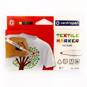 centropen Značkovač 2739 na textil 6 ks