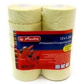herlitz Etikety do dvouřádkových kleští 12 ks