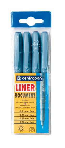 centropen Liner Document 2631 sada 4 ks