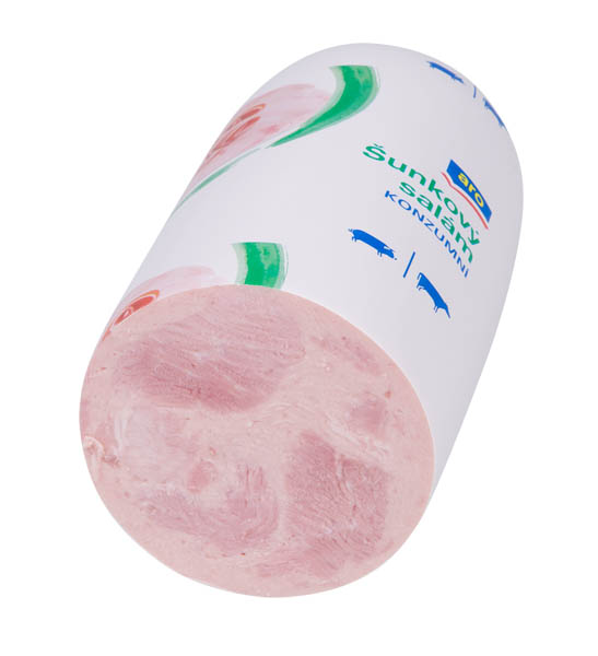 aro Salám šunkový konzumní krátký chlaz. váž. cca 1,5 kg