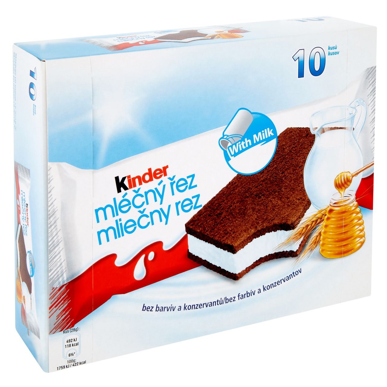 kinder mléčný řez chlaz. 10 x 28 g