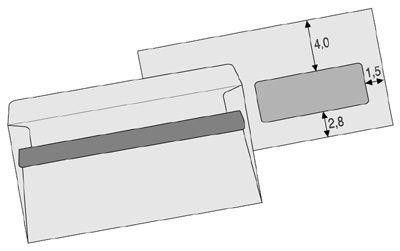 SIGMA Obálka DL s okénkem samolepicí 100 ks