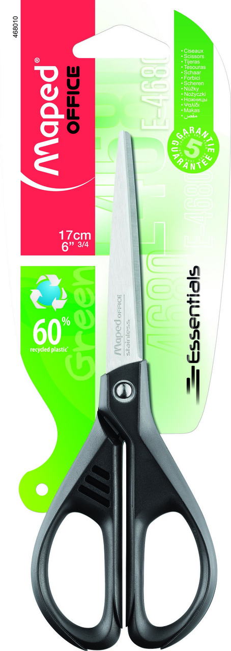 Maped Nůžky Essentials Green 17cm 1 ks