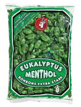 Eukalyptus menthol bonbóny 1 kg