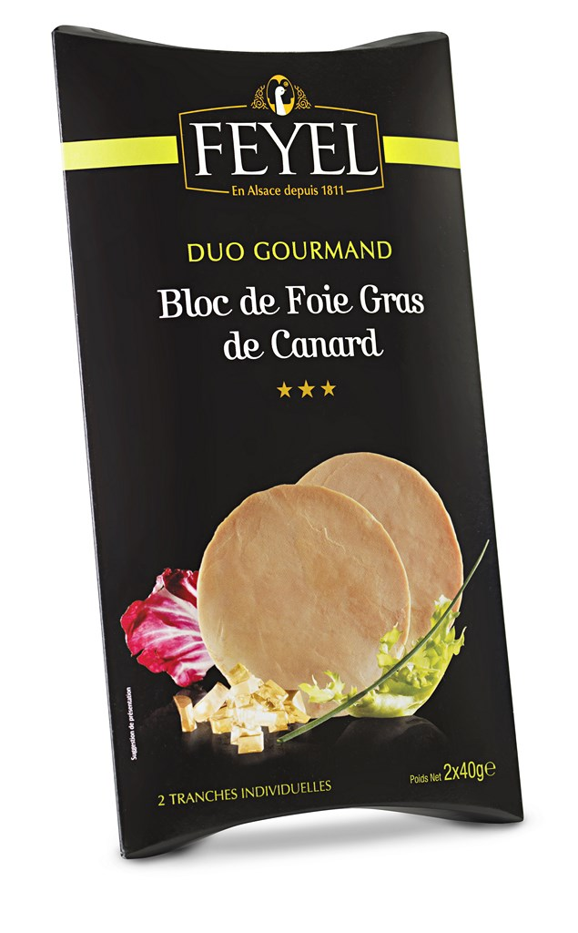 FEYEL Alsace kachní foiegras chlaz. 2 x 40 g