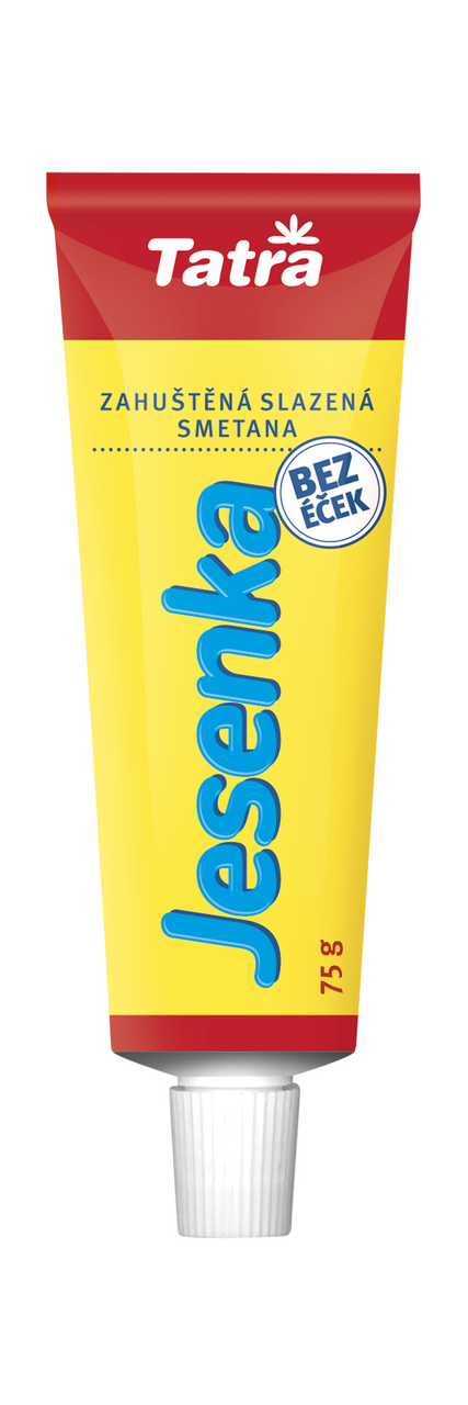 Tatra Jesenka zahuštěná slazená smetana chlaz. 24 x 75 g
