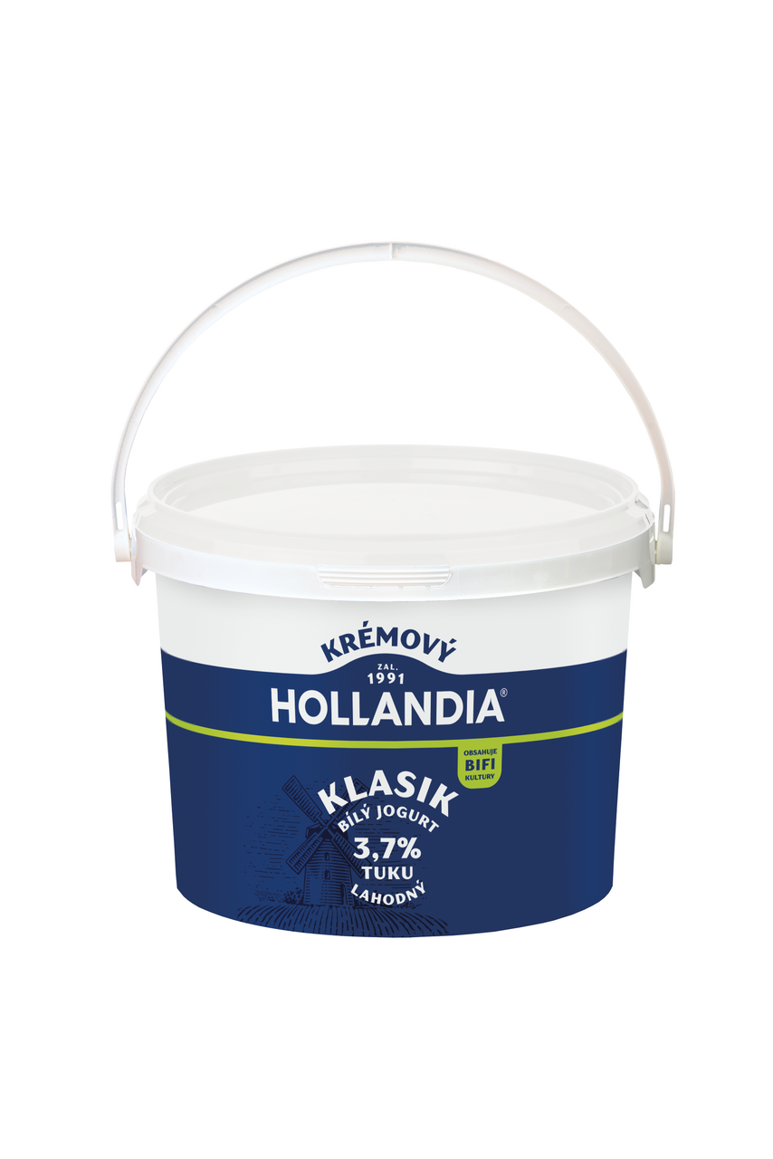 HOLLANDIA Klasik jogurt bílý 3,7 % tuku chlaz. 3 kg