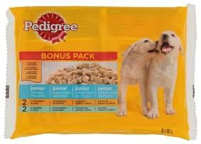 Pedigree Junior kapsička pro psy mix 4 x 100 g