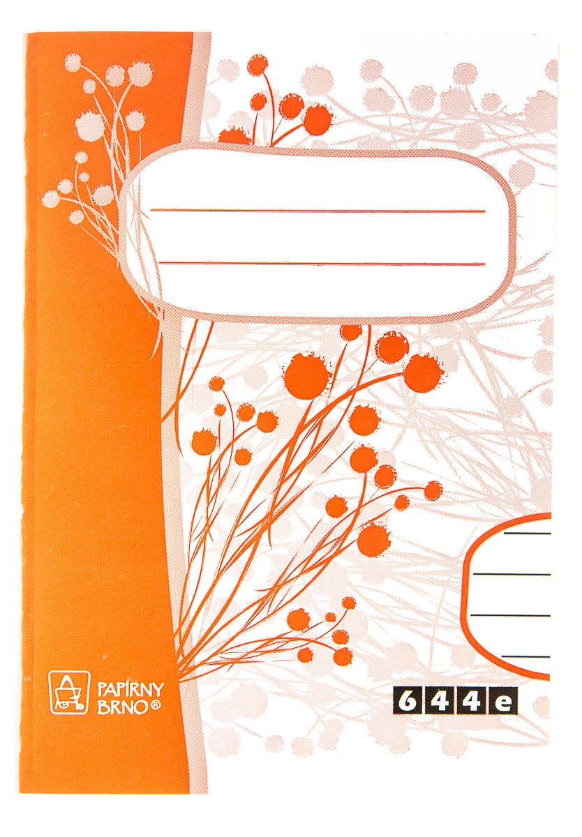 PAPÍRNY BRNO Sešit školní 644 linkovaný A6 40listů 1 ks
