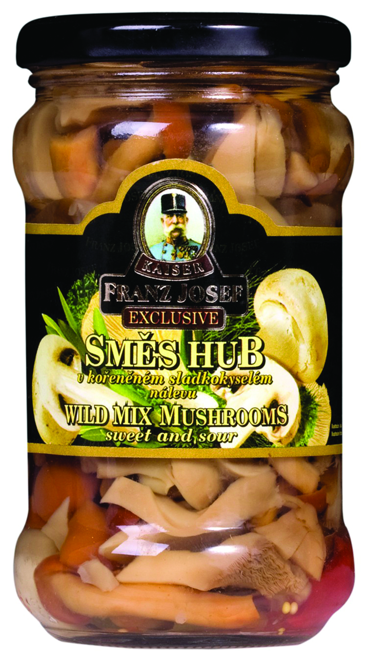 FRANZ JOSEF KAISER Směs hub ve sladkokyselém nálevu 3 x 314 ml