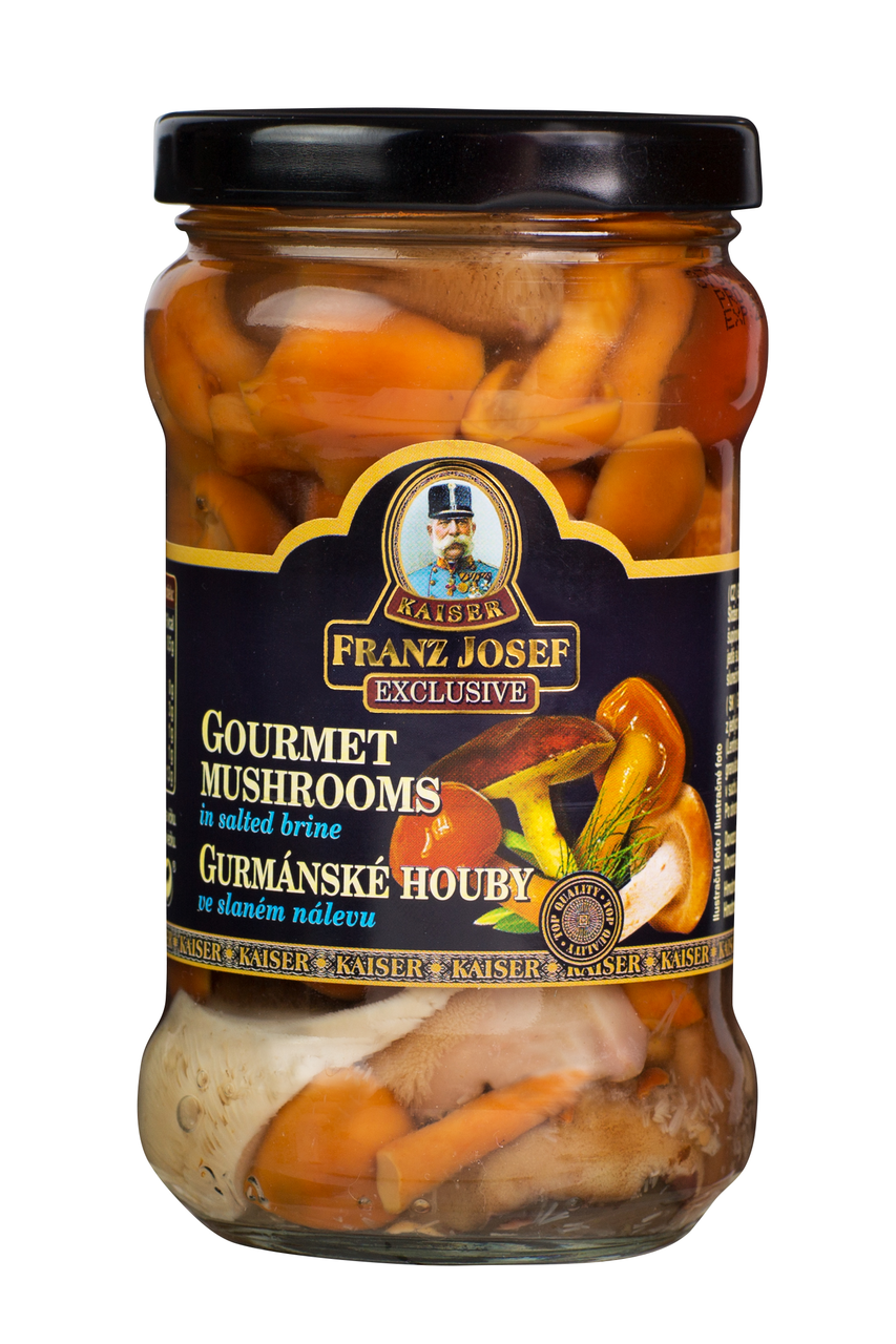FRANZ JOSEF KAISER Gourmet houby ve slaném nálevu 3 x 314 ml