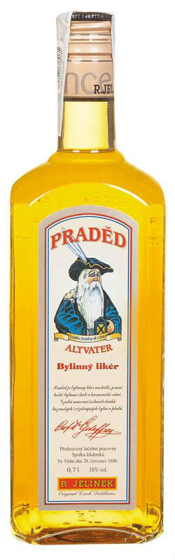 Praděd bylinný likér 38% 9 x 700 ml