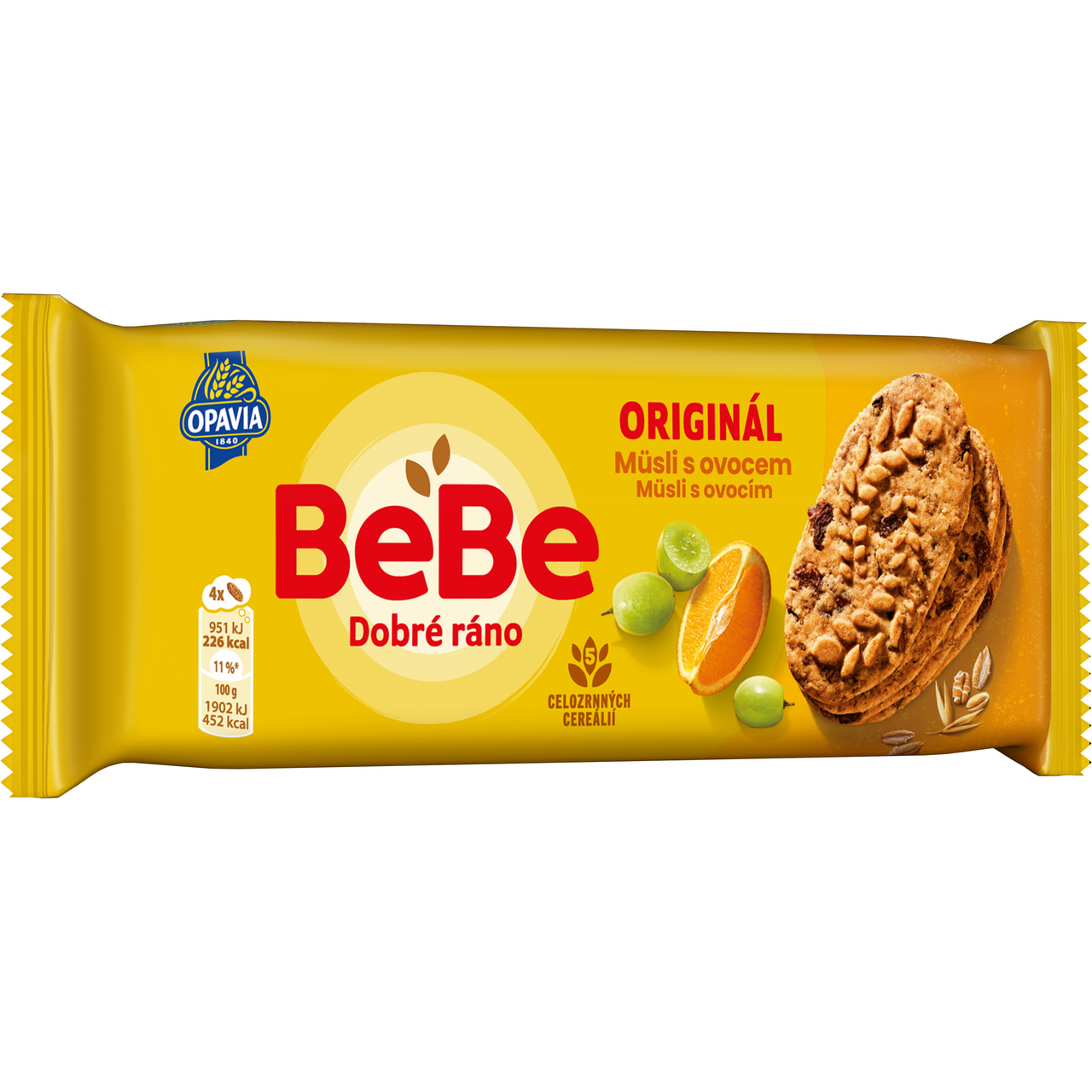 OPAVIA BeBe Dobré ráno müsli s ovocem 30 x 50 g