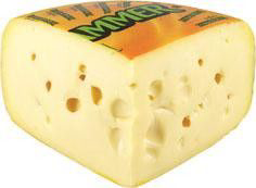 LEERDAMMER sýr 1/4 bochník chlaz. váž. cca 3,2 kg