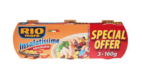 RIO mare Salát tuňákový Mexico 3 x 160 g