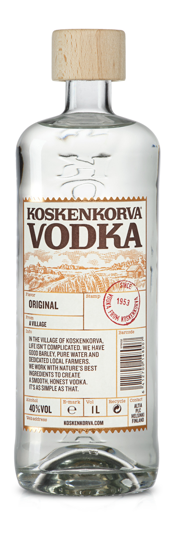 KOSKENKORVA Vodka 40 % 1 l