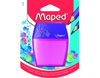 Ořezávátko Maped Shaker dvojité průhledné mix barev 1ks