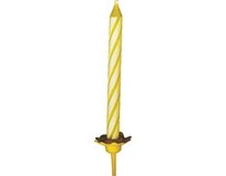 Svíčky se stojánkem 6cm 1x24 ks