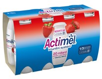 Danone Actimel jogurtové mléko jahoda chlaz. 3x (8x 100 g)