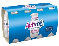 Danone Actimel Natur bílé slazené jogurtové mléko chlaz. 3x(8x 100 g)