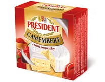 Président Camembert sýr s chilli chlaz. 5x90g