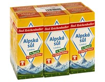 Bad Reichenhaller sůl alpská s jodem+fluoridem+kys.list. 6x500g