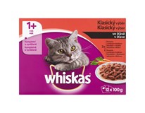 Whiskas Tmavé maso konzerva pro kočky 12x100g
