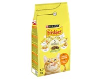 Purina Friskies kuře+zelenina granule pro kočky 1,7 kg