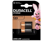 Baterie lithiová Duracell Ultra CR123A 2ks