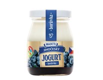 Madeta Jihočeský jogurt borůvka 2,5 % tuku chlaz. 200 g ve skle