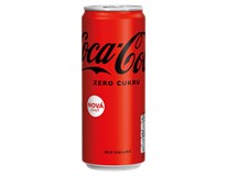 Coca-Cola Zero 24x330ml plech