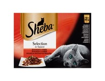Sheba Steamed&Tender masové menu Kapsička pro kočky 12x85g