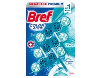 Bref WC Color Aktiv Ocean Turquoise Water 3x50g