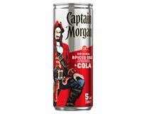 Captain Morgan&Cola 5% nápoj 12x250ml