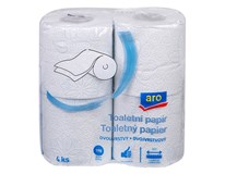 ARO Toaletní papír 2-vrstvý modrý 16x4ks