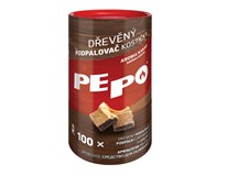 PE-PO Podpalovač dřevěný kostičky 100 ks