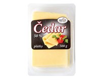 Čedar 50% sýr plátky chlaz. 1x500g