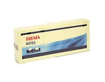 Bloček Sigma 50x40mm žlutý 6ks