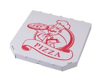 aro Krabice na pizzu 28 x 28 x 3 cm 1x 50 ks